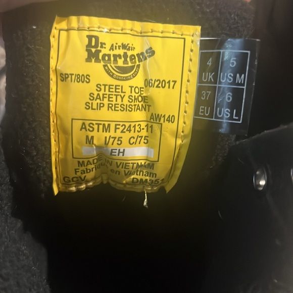 Dr. Martens Ironbridge Steel Toe Slip Resistant Work Boots - Picture 3 of 4